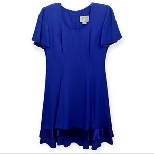 Elegant Blue Midi Dress